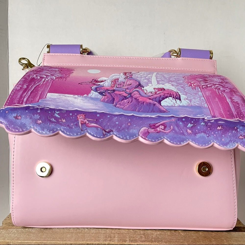 Loungefly Disney Peter Pan Mermaid Lagoon Handbag - Picture 4 of 7
